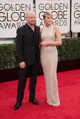 ベン・フォスターとロビン・ライト【第７１回ゴールデングローブ賞】