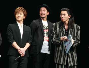 岩田剛典（三代目J Soul Brothers）、深水元基、映画『クローズEXPLODE(エクスプロード)』完成披露試写会