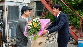 松尾監督と松田龍平