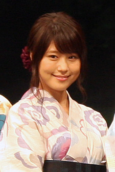 浴衣姿の有村架純