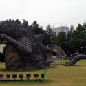六本木ヒルズ脇の広場にゴジラ（GODZILLA）像はあります【期間限定】