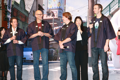 アンドリュー・ミルスタイン、ロイ・コンリ、ドン・ホール、クリス・ウィリアムズ（左から、敬称略）