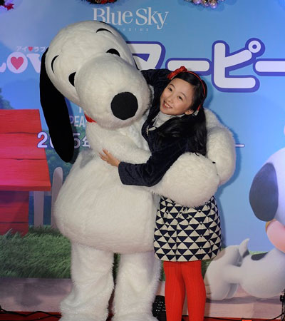 スヌーピーと本田望結