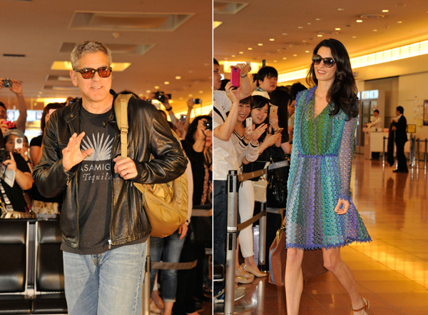 ジョージ・クルーニー５度目の来日は夫婦で！