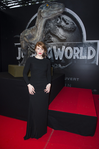 ブライス・ダラス・ハワード『ジュラシック・ワールド』パリプレミアにて