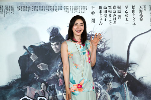 天海祐希、ゲキ×シネ『蒼の乱』台北プレミア上映にて