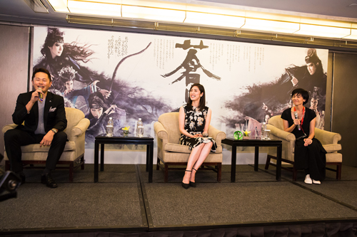 ゲキ×シネ『蒼の乱』台湾会見の様子