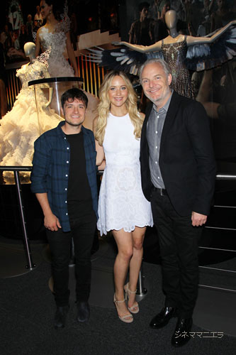 ジョシュ、ジェニファー、監督「ハンガー・ゲーム展」