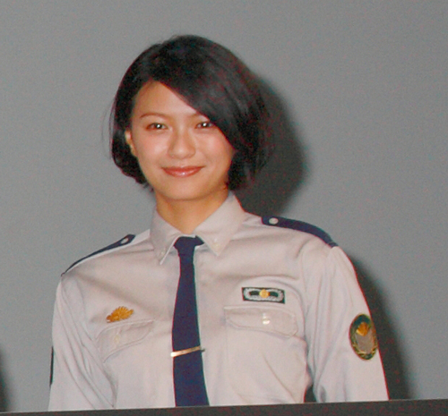 笠原郁役の榮倉奈々『図書館戦争 THE LAST MISSION』完成会見