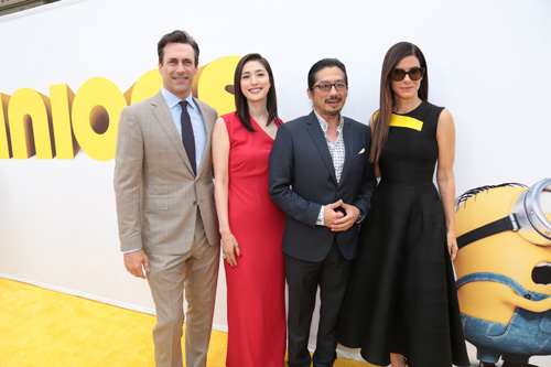 ジョン・ハム、天海祐希、真田広之、サンドラ・ブロック映画『ミニオンズ』LAプレミア