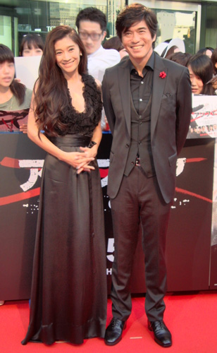 映画『アンフェア the end』ジャパンプレミアのレッドカーペット