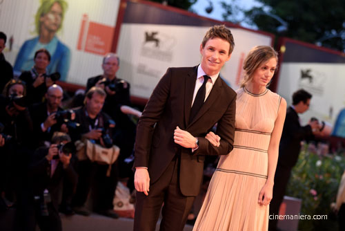 エディ・レッドメインと奥様、『ザ・デイニッシュ・ガール』ヴェネチア国際映画祭にて