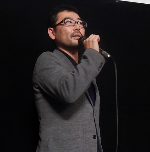 映画『草原の実験』舞台あいさつゲストの武正晴監督