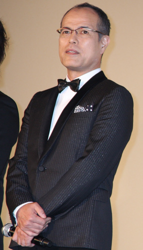 田中要次、映画『探検隊の栄光』完成披露上映会にて