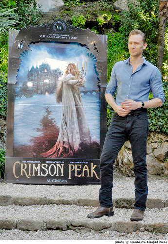 トム・ヒドルストン、映画『クリムゾン・ピーク（原題）』inローマに出席