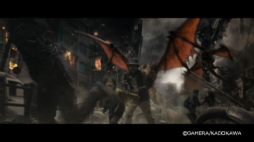 映画『GAMERA』（石井克人監督）場面写真④