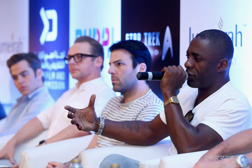 イドリス・エルバ、映画『スター・トレック・ビヨンド（原題）』ドバイ会見にて