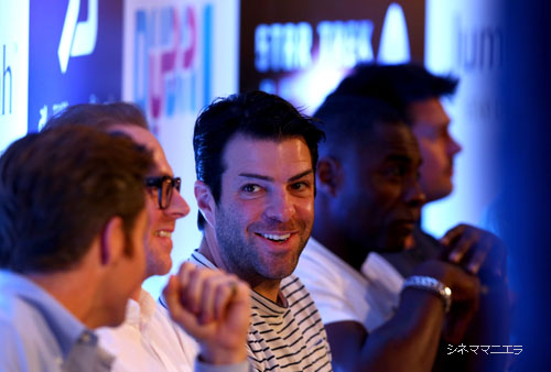 ザッカリー・クイント、映画『スター・トレック・ビヨンド（原題）』ドバイ会見にて