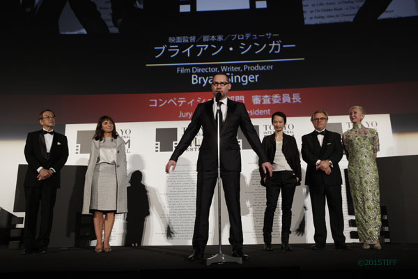 コンペティション部門審査員長のブライアン・シンガー監督