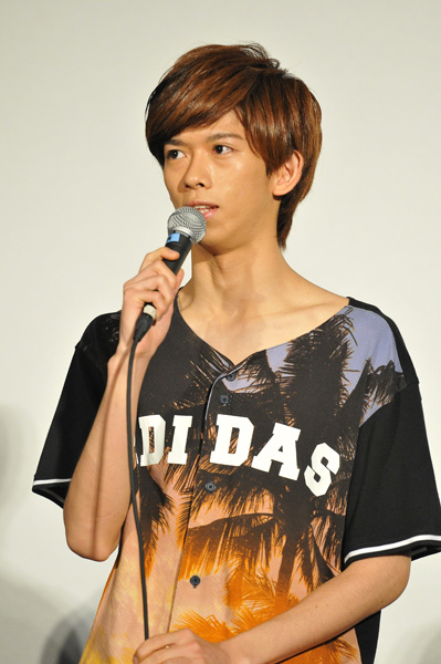 超特急のリョウガ、映画『サイドライン』完成披露上映会イベント