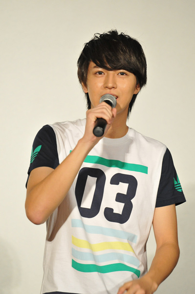 超特急のタカシ、映画『サイドライン』完成披露上映会イベント