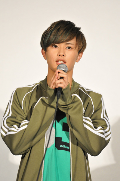 超特急のタクヤ、映画『サイドライン』完成披露上映会イベント