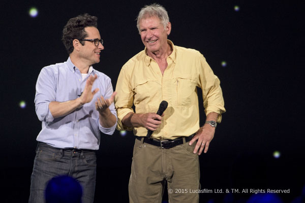 J.J. ABRAMS, HARRISON FORD