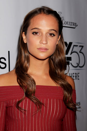 アリシア・ヴィキャンデル、53rd NYFF Centerpiece Night Gala Presentation of "STEVE JOBS"にて