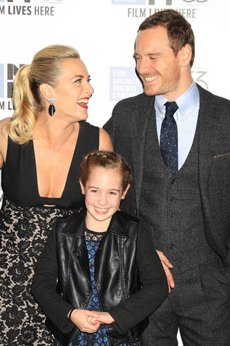 Kate Winslet, Ripley Sobo and Michael Fassbender - 53rd NYFF Centerpiece Night Gala Presentation of "STEVE JOBS".
