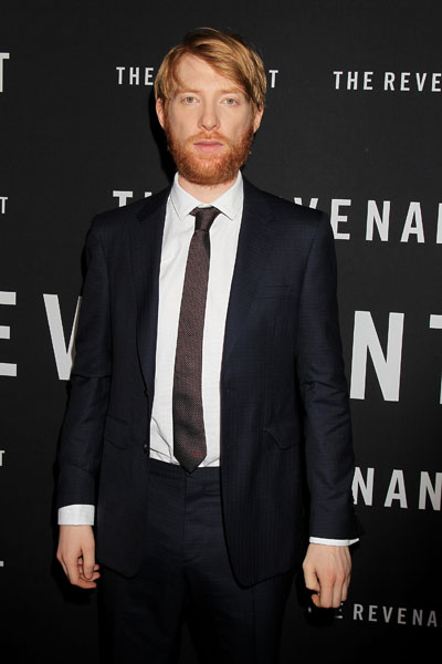 ドーナル・グリーソン、映画『レヴェナント：蘇えりし者』ニューヨークプレミアのフォトコールにて