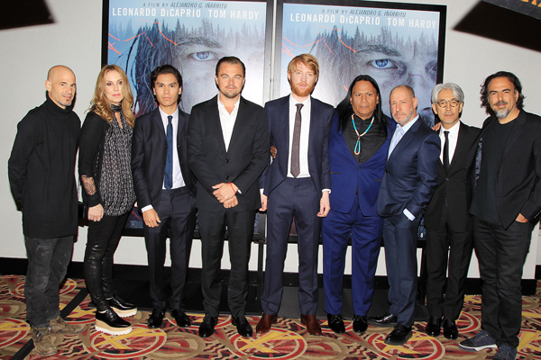 映画『レヴェナント：蘇えりし者』NYプレミア