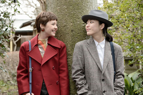 遠藤新菜と成海璃子、映画『無伴奏』（矢崎仁司監督）より