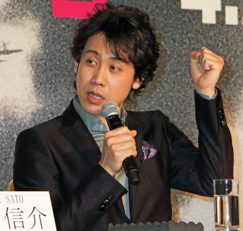 大泉洋、映画『アイアムアヒーロー』完成報告会見にて