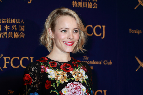 レイチェル・マクアダムスの笑顔がたまりません！、映画『スポットライト 世紀のスクープ』来日記者会見にて