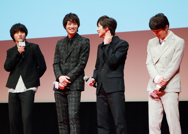 イケメン勢揃い!山﨑賢人、鈴木伸之、横浜流星、吉沢亮、映画『オオカミ少女と黒王子』ジャパンプレミア