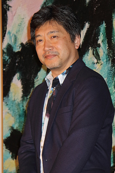 是枝裕和監督、映画『海よりもまだ深く』舞台挨拶付き完成披露試写会にて