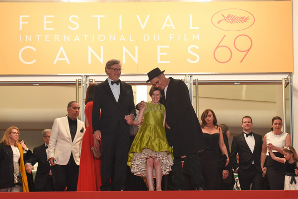 奇跡の新人ルビー・バーンヒル、映画『BFG：ビッグ・フレンドリー・ジャイアント』（スティーヴン・スピルバーグ監督）カンヌ国際映画祭にて