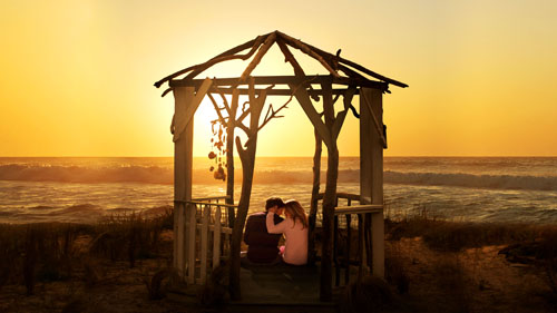 夕景のふたり、映画『きみがくれた物語』（ロス・カッツ監督）より