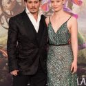 ジョニー・デップとミア・ワシコウスカ、映画『アリス・イン・ワンダーランド／時間の旅』ワールドプレミアinロンドンにて