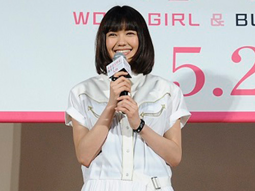 二階堂ふみ、映画『オオカミ少女と黒王子』特別課外授業イベントにて