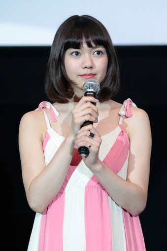 二階堂ふみ、映画『オオカミ少女と黒王子』名古屋プロモーション