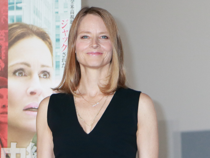 微笑むジョディ・フォスター、映画『マネーモンスター』来日ジャパンプレミア舞台あいさつに出席