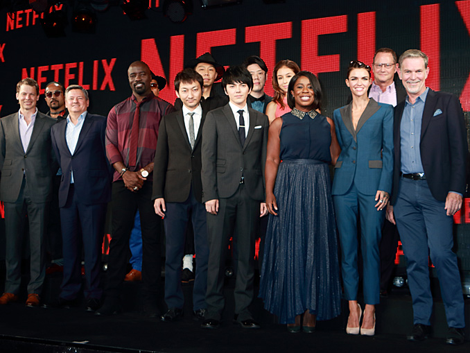Netflixジャパン特別プレゼンテーションイベントに日米キャストと経営陣が出席