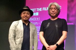 白石和彌と安川午朗、「Meet the Filmmaker」@Apple Store銀座にて