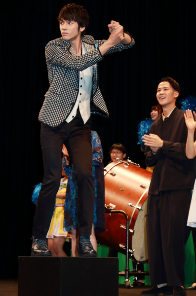 観客のエールに応える山田裕貴、映画『青空エール』完成披露試写会舞台あいさつにて