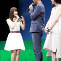 キスシーンを振り返る土屋太鳳と竹内涼真、映画『青空エール』完成披露試写会舞台あいさつにて