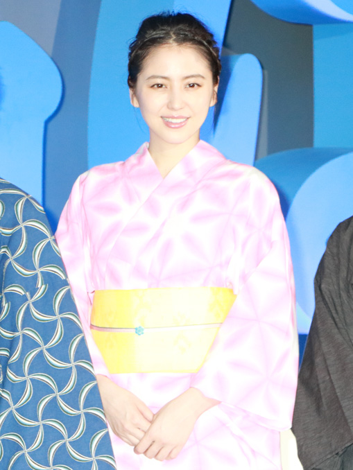 長澤まさみ、映画『君の名は。』の完成披露試写会にて