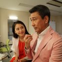 中井貴一（澄田真吾）、長澤まさみ（小川圭子）、映画『グッドモーニングショー』（君塚良一監督）より