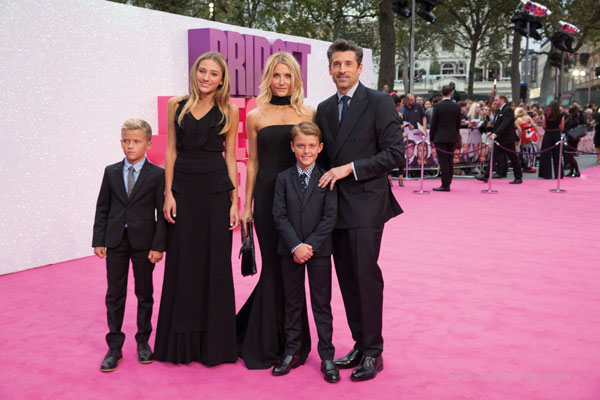 パトリック・デンプシーのご一家、映画『ブリジット・ジョーンズの日記 ダメな私の最後のモテ期』ワールドプレミア