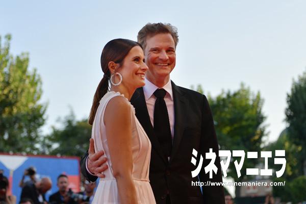 俳優のコリン・ファースと奥さまリヴィア・ファース（映画プロデューサー）